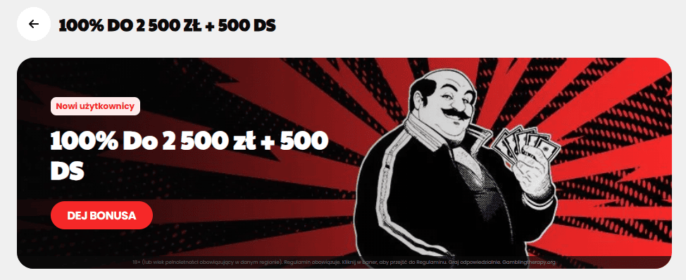 Janusz Casino bonus powitalny